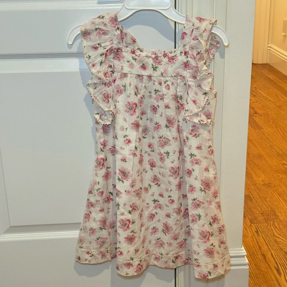 NWT Ralph Lauren Polo Country Collection Girl’s Floral‎ Smocked Dress Twee